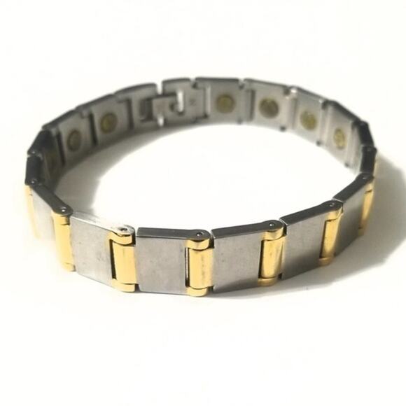 New stainless steel magnetic bracelet 8.5" - Picture 1 of 6